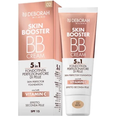 BB-крем Deborah Skin Booster 5in1 02 - Beige 30 мл (8009518425963)