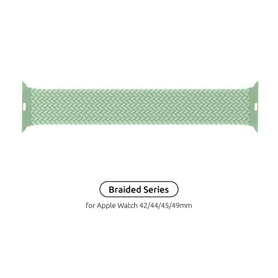 Ремінець до смарт-годинника Armorstandart Braided Solo Loop для Apple Watch 49/46/45/44/42 (Series 1-3) Mint Size 8 (160 mm) (ARM64914)