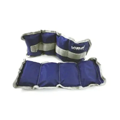 Обважнювач LiveUp Wrist/Ankle Weights LS3011-1 2 шт по 1 кг синій (6951376126303)