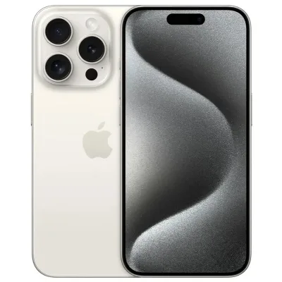 Мобільний телефон Apple iPhone 15 Pro 128Gb White Titanium (REF B) BREEZY (2BMTUW3)