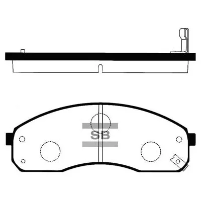 Гальмівні колодки HI-Q SP1116