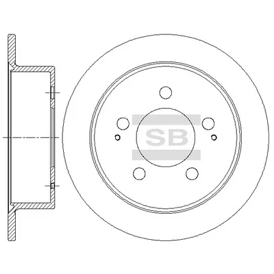 Гальмівний диск HI-Q SD5201