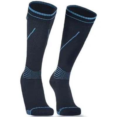 Водонепроникні шкарпетки Dexshell Longlite Socks 2.0, блакитні смужки S (36-38) (DS72506JBB-S)
