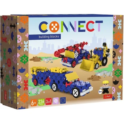 Конструктор Trefl Connect 3 в 1, 236 деталей (5900511619799)