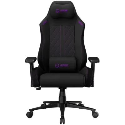 Крісло ігрове Lorgar CHA41 Black/Purple (LRG-CHA41-BK-PR)
