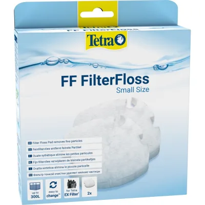 Наповнювач для акваріумного фільтра Tetra Filter Floss для зовнішнього фільтра EX 600/1000 волокнистий 2 шт (4004218808775)