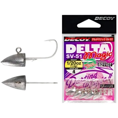 Джиг-голівка Decoy SV-51 Delta Magic 8 1.4g (5шт/уп) (1562.10.17)