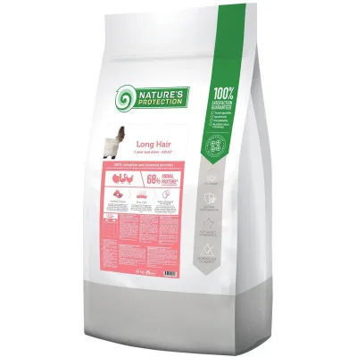 Сухий корм для кішок Nature's Protection Long hair Adult 18 кг (NPB46031)