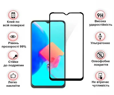 Скло захисне BeCover Tecno Spark 8C (KG5n) Black (708161)