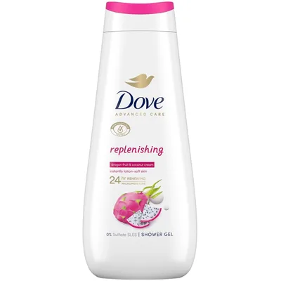 Гель для душу Dove Advanced Care Replenish Shower Gel Пітахайя і кокос 400 мл (8720181608315)