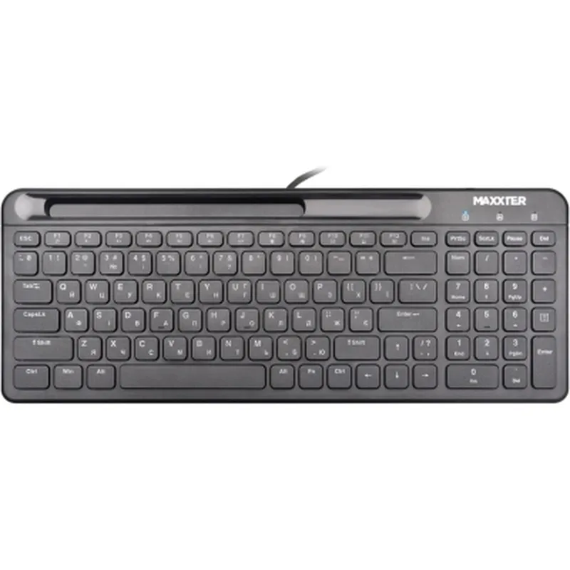Клавіатура Maxxter KB-01B-UA USB Black (KB-01B-UA)