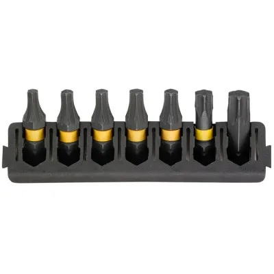 Набір біт DeWALT в касеті для Tough Case, FlexTorq, L25 мм,Т15,Т20-2 шт, Т25-2 шт,Т30,Т40 (DT70816)