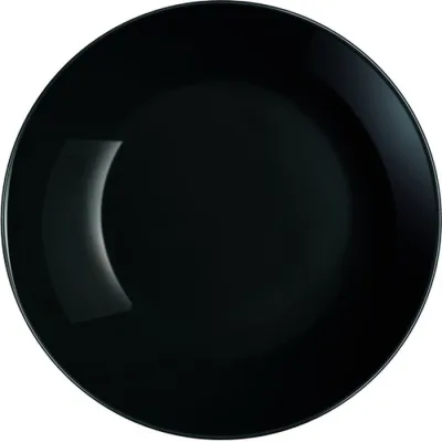 Тарілка Luminarc Diwali Black 20 см супова (P0787) (упаковка 6 шт)
