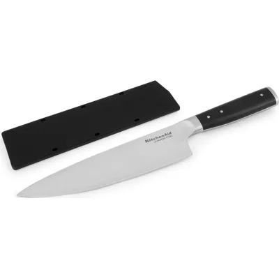 Кухонний ніж KitchenAid Coreline з захисним чохлом для леза, 20 см (KOG8IFSSOHOBA)