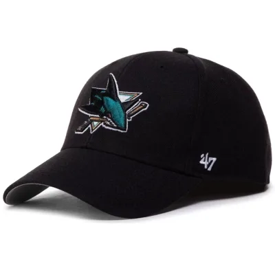 Кепка 47 Brand NHL San Jose Sharks H-MVP22WBV-BK чорний, сірий (888442734505)