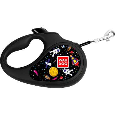 Повідець для собак WAUDOG R-leash NASA світловідбиваюча стрічка L 5 м (8126-0047-01)