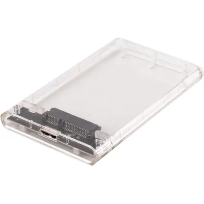 Кишеня зовнішня AgeStar 2.5", USB3.0, прозорий (3UB2P4)