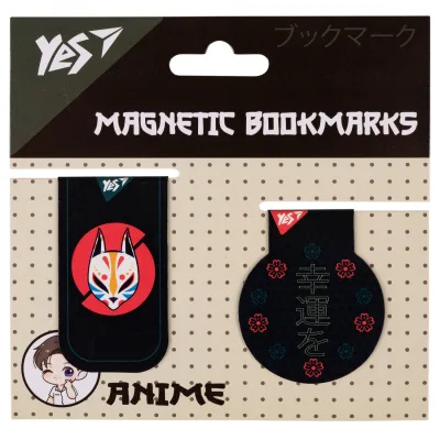 Закладки для книг Yes магнітні Anime fox, 2шт (708120)