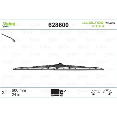 Щітка склоочисника Valeo 628600