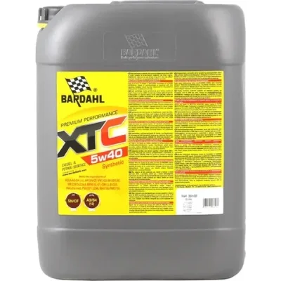 Моторна олива BARDAHL XTC 5W40 20л (36168)
