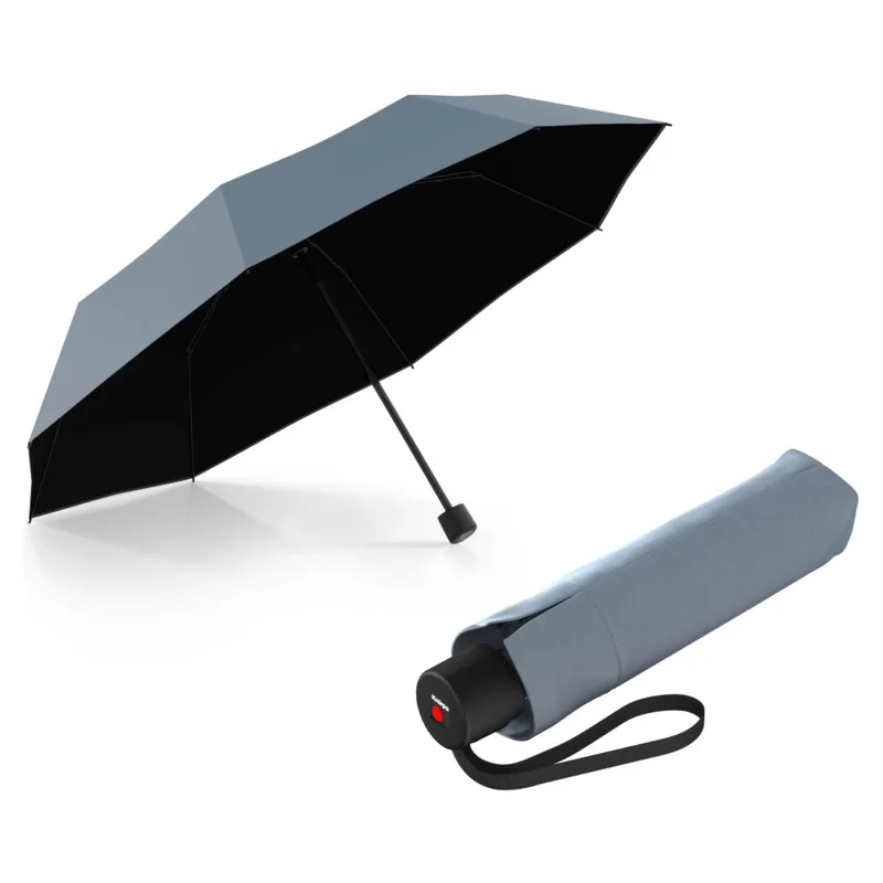 Парасоля Knirps A.050 Medium Manual Fog Black HeatShield, механічна, складана (Kn95-7051-88082)