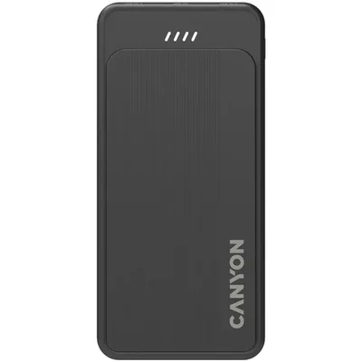 Батарея універсальна Canyon OnPower 100 10000mAh, 5В/2А, Black (CNS-CPB100B)