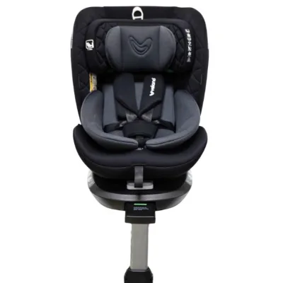 Автокрісло Velano Vento 360° i-Size 40150 см, ISOFIX + опорна нога, grey (48418)