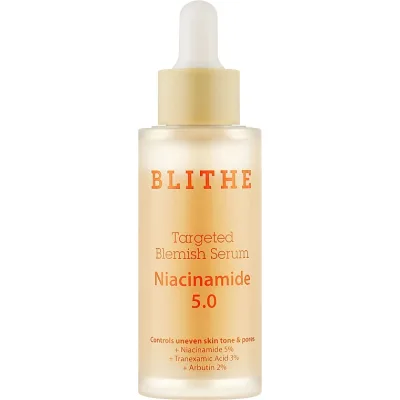 Сироватка для обличчя Blithe Targeted Blemish Serum Niacinamide 5.0 Освітлювальна 30 мл (8809501660759)