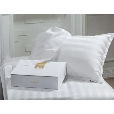 Постільна білизна MirSon Сатин Premium-страйп Royal Pearl 160х220 (2200001478961)