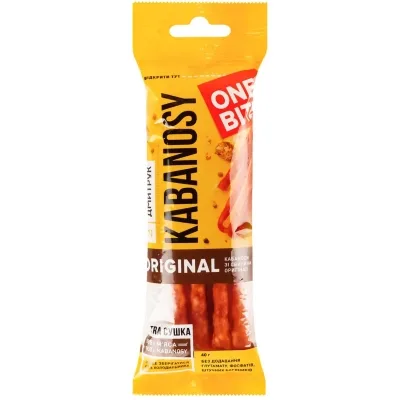 Мʼясні снеки Дмитрук Кабаноси One Bite Original 40 г (4820247142570)