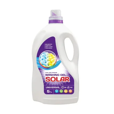Гель для прання Solar Household Universal Molecule Express Для швидких циклів прання 5 л (4820269930520)