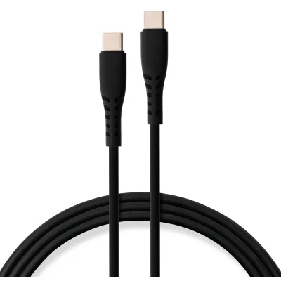 Дата кабель USB-C to USB-C 2.0m 240W Chip Silicon Black Vinga (VCDCCC2242SB)