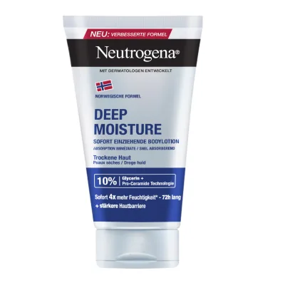 Лосьйон для тіла Neutrogena Глибоке зволоження для сухої шкіри 75 мл (3574660577518/3574661750538)