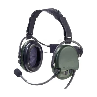 Тактичні навушники Sordin Supreme MIL CC Neckband Green PVC (76332-06-S)