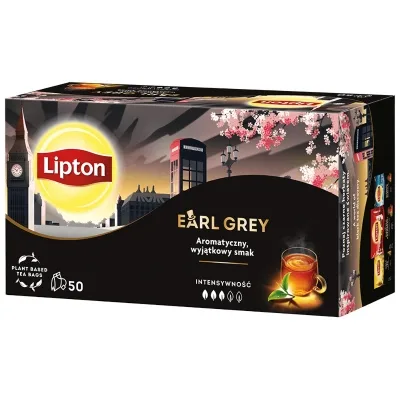 Чай Lipton Earl Grey 50 пакетиків (8720608011803)