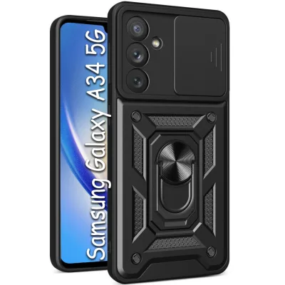 Чохол до мобільного телефона BeCover Military Samsung Galaxy A34 5G SM-A346 Black (709137)