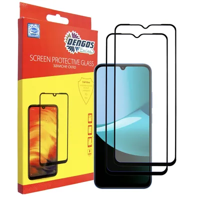 Скло захисне Dengos Xiaomi Redmi 15C Black 2 pcs (DG-TG2P-88)