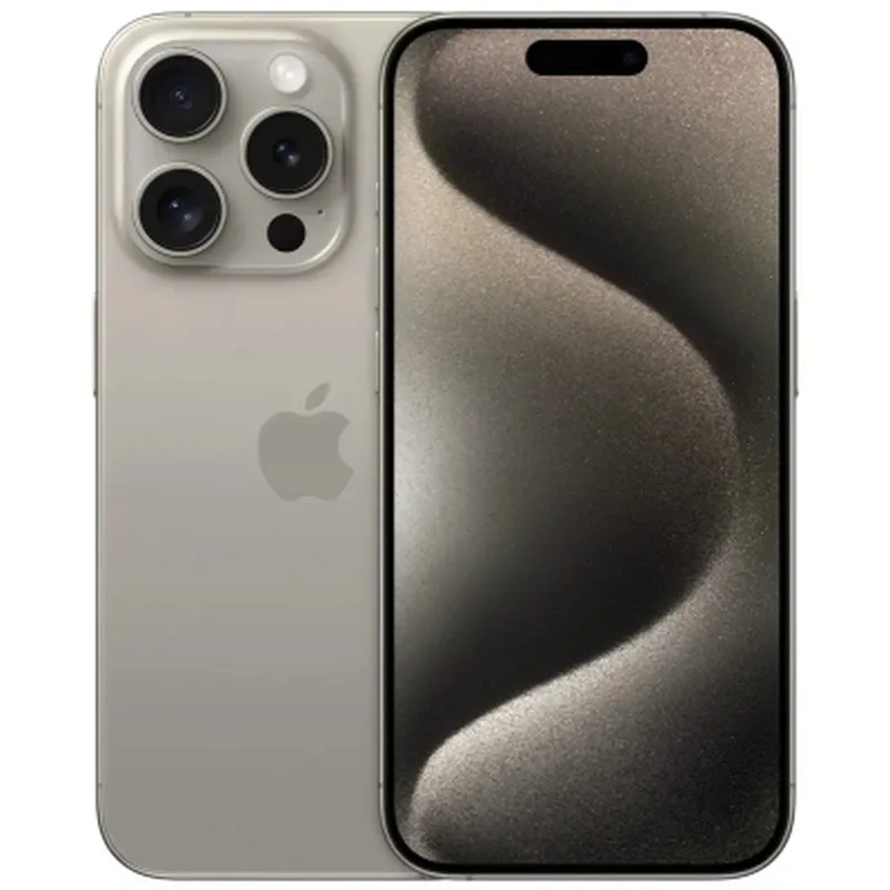 Мобільний телефон Apple iPhone 15 Pro 256Gb eSim Natural Titanium (Grade B) USED (iP15Pr2eNaT_B)