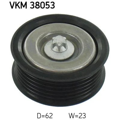 Ролик натягувача ременя SKF VKM 38053