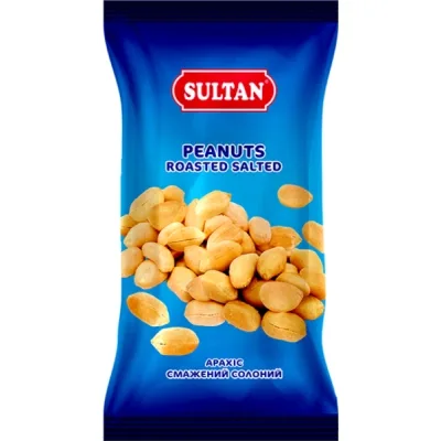 Горіхи Sultan Арахіс смажений солоний 60 г (slt.50083)