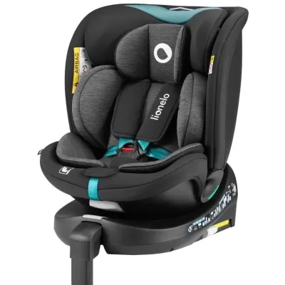 Автокрісло Lionelo Navy I-Size Black Turquoise (LO-NAVY I-SIZE BLACK TURQUOISE)