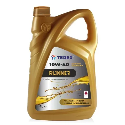 Моторна олива TEDEX RUNNER SL/CF/EC 10W40 4л (2561)