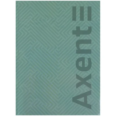 Книга записна Axent A4 Pattern, 96 аркушів клітинка, бірюзовий (8425-3-A)