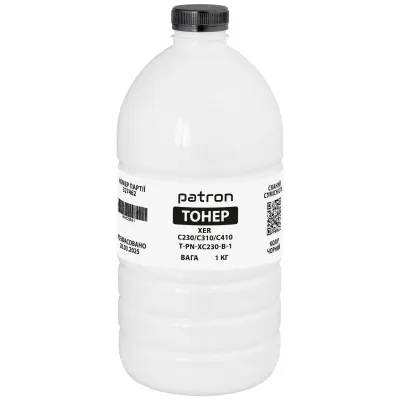 Тонер XER C230/C310/C410 1 кг, Black Patron (PN-XC230-B-1)