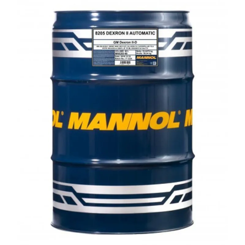 Трансмісійна олива Mannol DEXRON II AUTOMATIC 60л Metal (MN8205-60)
