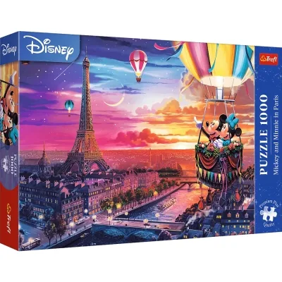 Пазл Trefl Premium Plus Disney Міккі та Мінні в Парижі 1000 елементів (5900511109177)