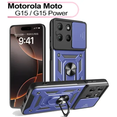 Чохол до мобільного телефона BeCover Military Motorola Moto G15 / G15 Power Blue (713531)