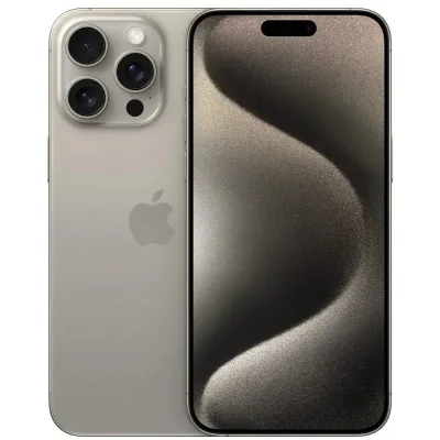 Мобільний телефон Apple iPhone 15 Pro Max 256Gb Natural Titanium (Grade B) USED (iP15PM25NaT_B)
