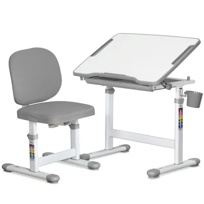Парта зі стільцем Evo-kids Evo-06 Plus Grey (Evo-06 Plus G)