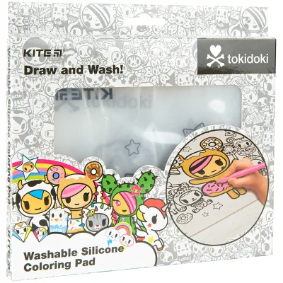 Підкладка настільна Kite силіконова розмальовка tokidoki, 30х40см (TK22-424)